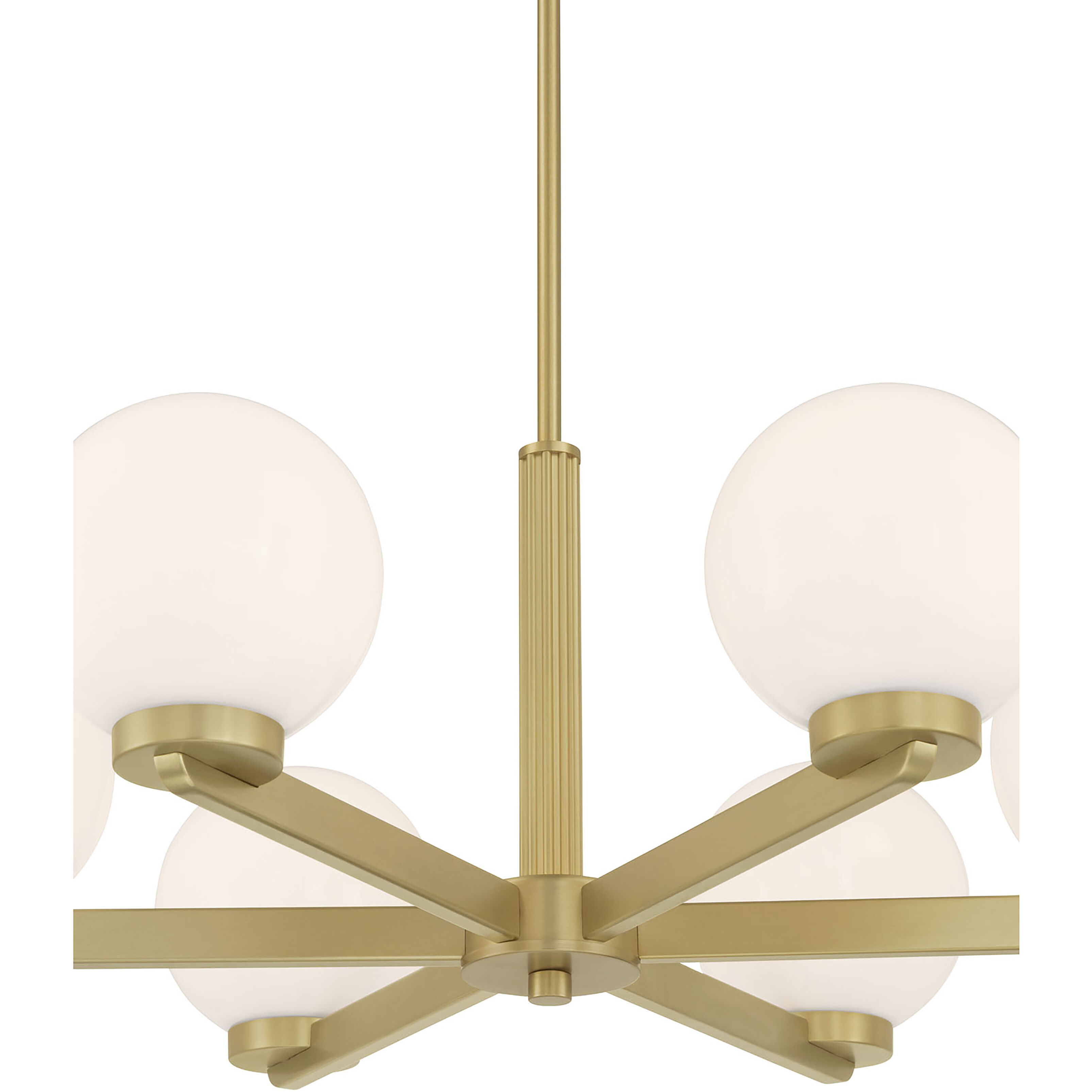 Ardeva 6 Light 28 inch Vintage Brass Chandelier Ceiling Light