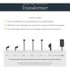 Smart Control 120 Stainless Steel Landscape 12V Transformer