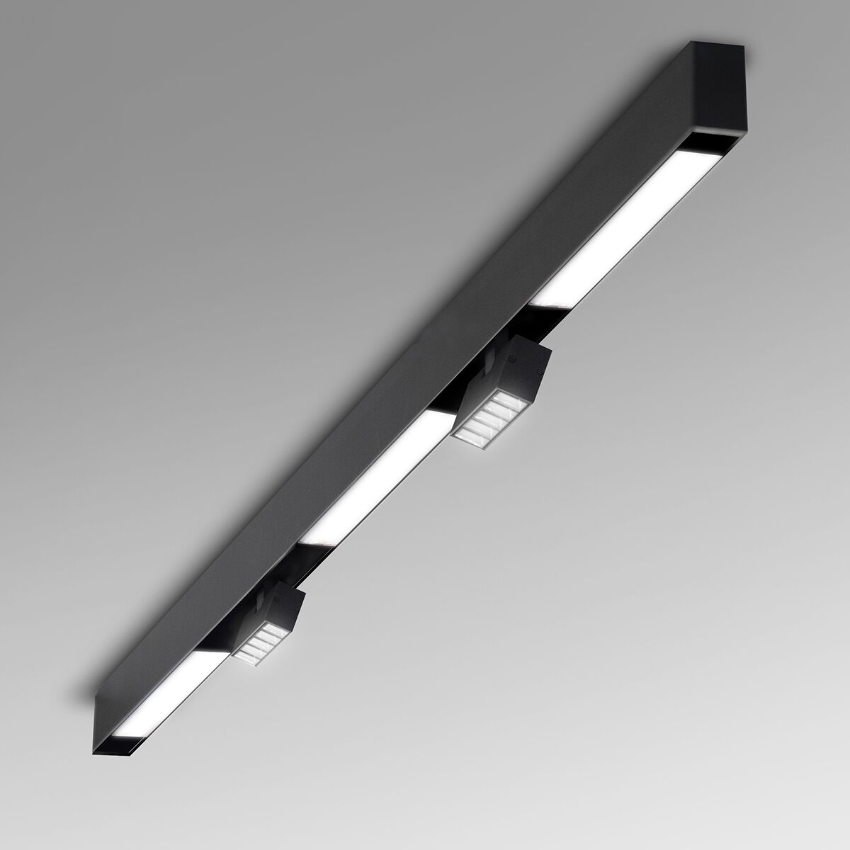 EuroFase 38454 011 Ontario Black Track Lighting Ceiling Light