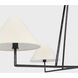 Chapman & Myers Ashton LED 44.5 inch Aged Iron Sculpted Chandelier Ceiling Light, Extra Large