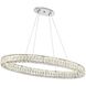 Kinsley 1 Light 39 inch Polished Chrome Pendant Ceiling Light