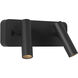 Enna 5.63 inch Matte Black Interior Reading Light Wall Light