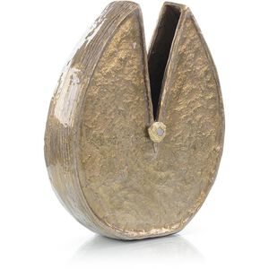 Enameled I 16 X 12 inch Vase