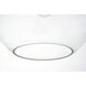 Baxter 3 Light 21 inch Chrome Pendant Ceiling Light