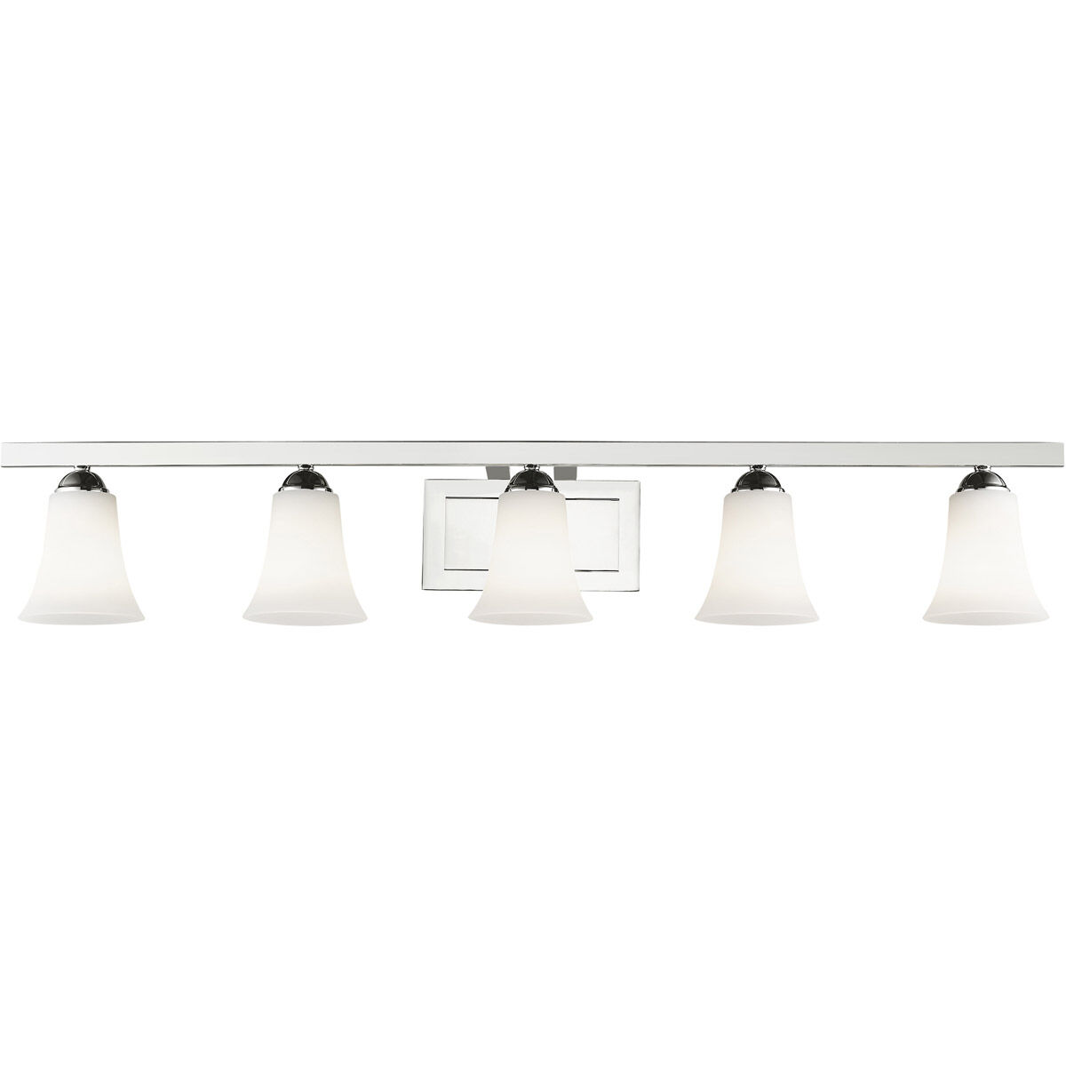 Ridgedale 5 Light 43 inch Polished Chrome Bath Vanity Wall Light