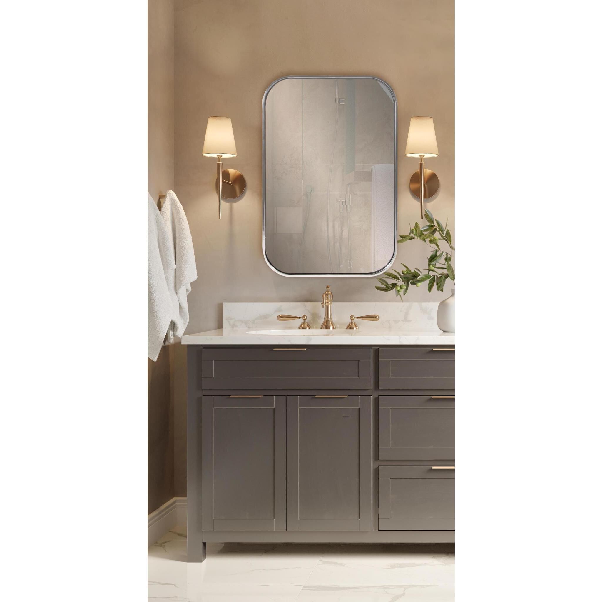 Milo 36 X 24 inch Silver Mirror