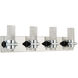Krypton LED 26 inch Chrome Bath Vanity Light Wall Light