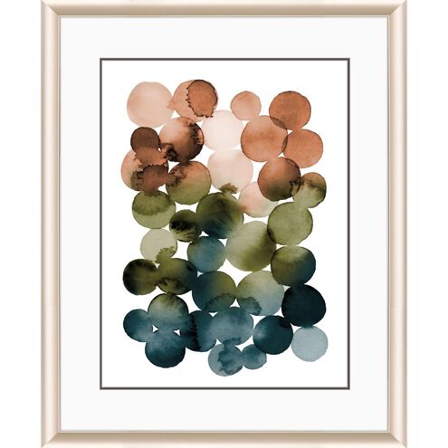 Geometrics Collection Angled Profile Champagne Gold Framed Art