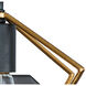 Metropolis 4 Light 31.5 inch Antique Gold and Rustic Bronze Bath Vanity Wall Light