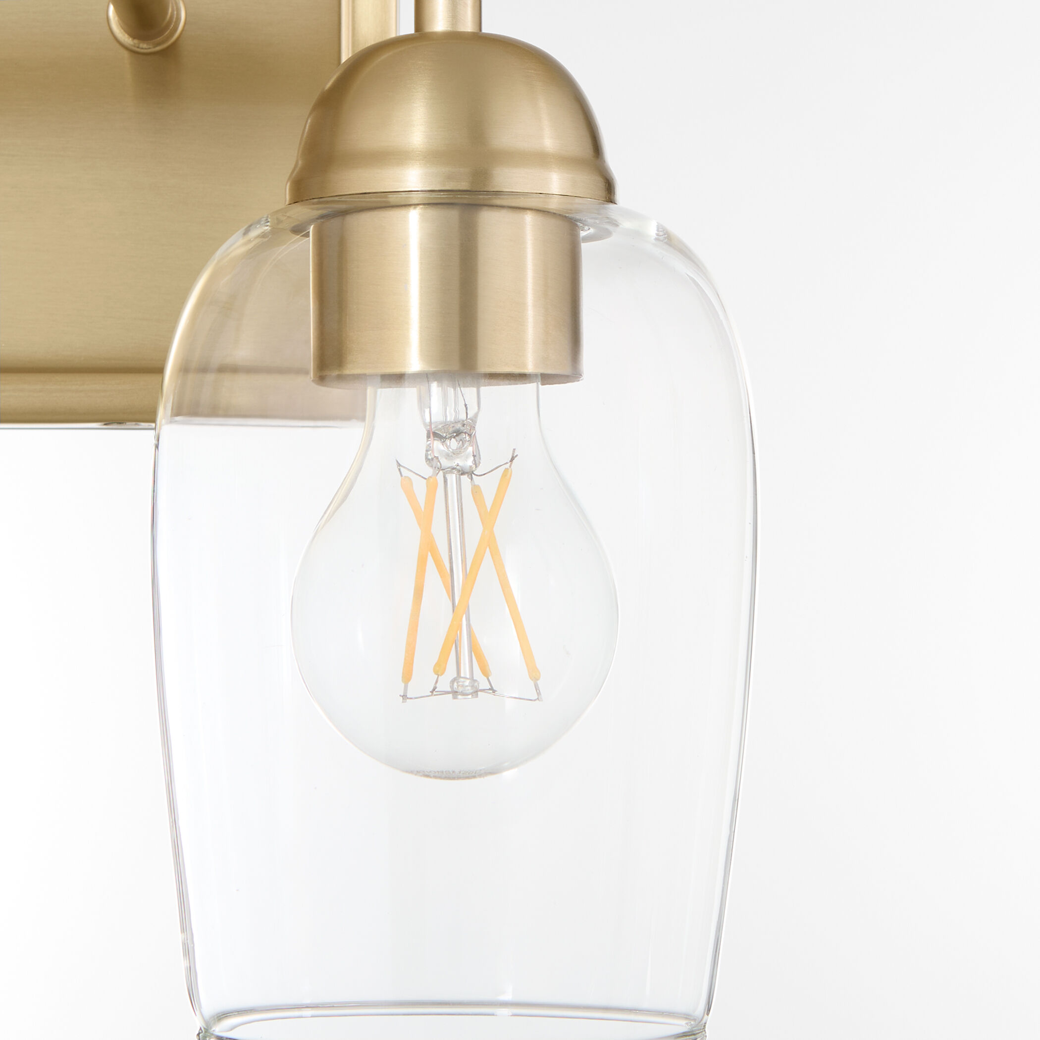 Wallinger 2 Light 13 inch Aged Brass Vanity Light Wall Light