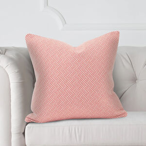 Madcap Cottage 20 inch Beach Club Rhubarb Pillow, with Down Insert