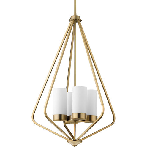 Elevate 4 Light 20 inch Brushed Bronze Foyer Pendant Ceiling Light, Design Series