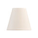 Allison Hand-Made 4-Clip Ivory Silkette Empire Hardback Chandelier Shade Shades