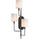 Knowsley 3 Light 14.25 inch Oil Rubbed Bronze Wall Sconce Wall Light, Left