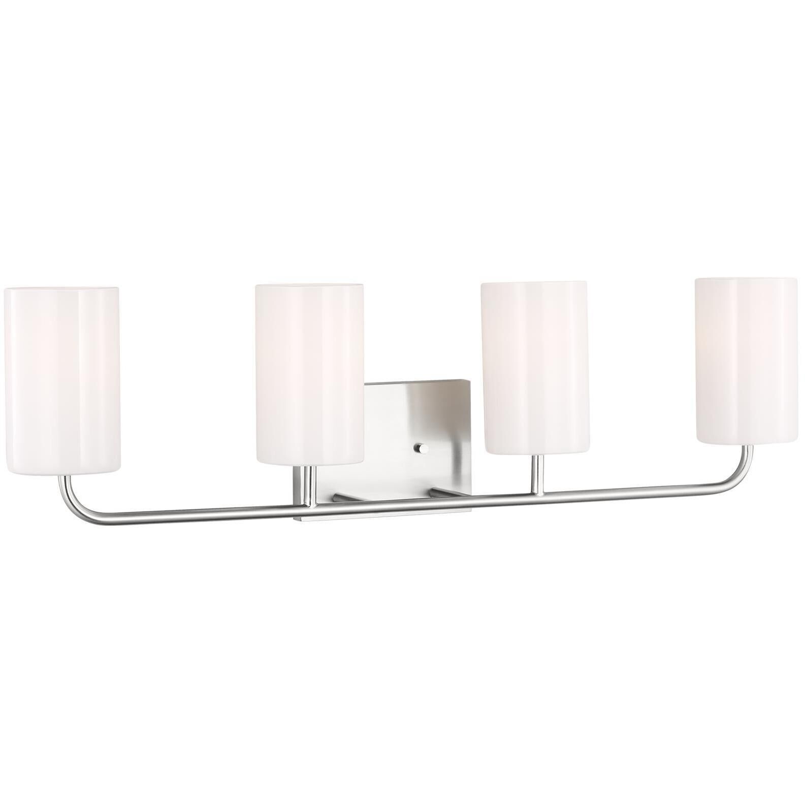 Rhett 4 Light 31 inch Brushed Steel Wall Bath Fixture Wall Light
