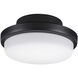 TriAire Custom LED Black Fan Light