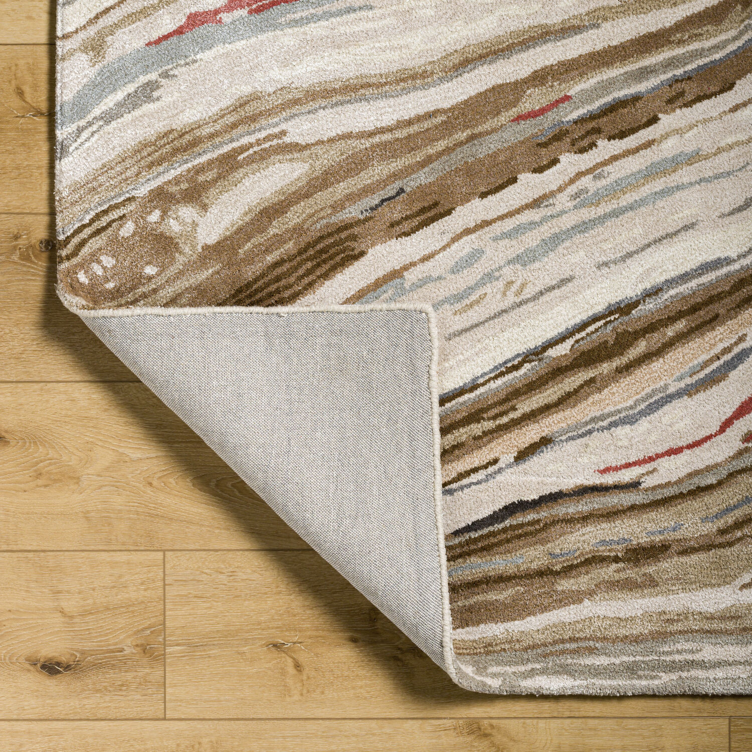 Kavita 96 X 96 inch Dark Brown Rug in 8 Ft Round, Round