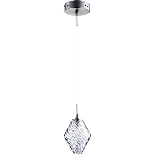 Beckett 1 Light 5 inch Satin Nickel Pendant Ceiling Light