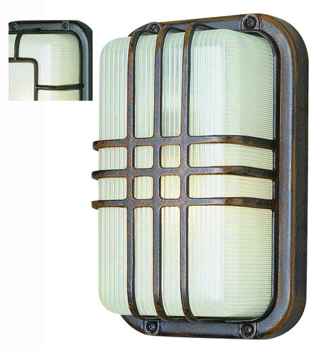 Signature 1 Light 10 inch Black Outdoor Bulkhead