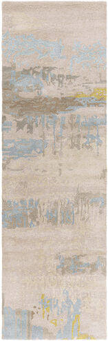 Kavita 96 X 30 inch Gray Rug in 2.5 x 8, Runner