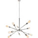 Newtown 10 Light 27 inch Polished Nickel Pendant Ceiling Light