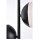 Eclipse 23 inch 40 watt Black Table Lamp Portable Light