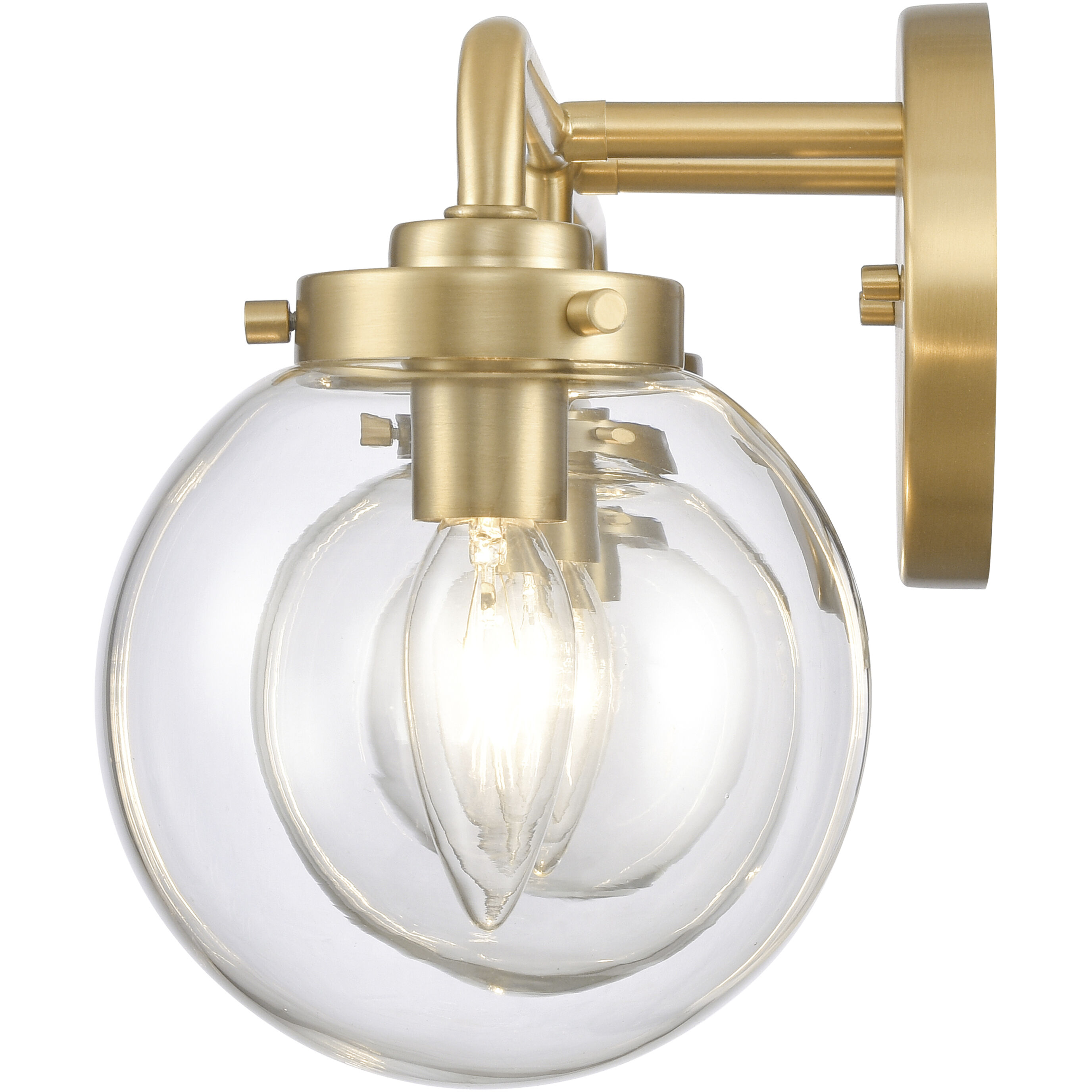 Fairbanks 3 Light 23.25 inch Brushed Gold Vanity Light Wall Light