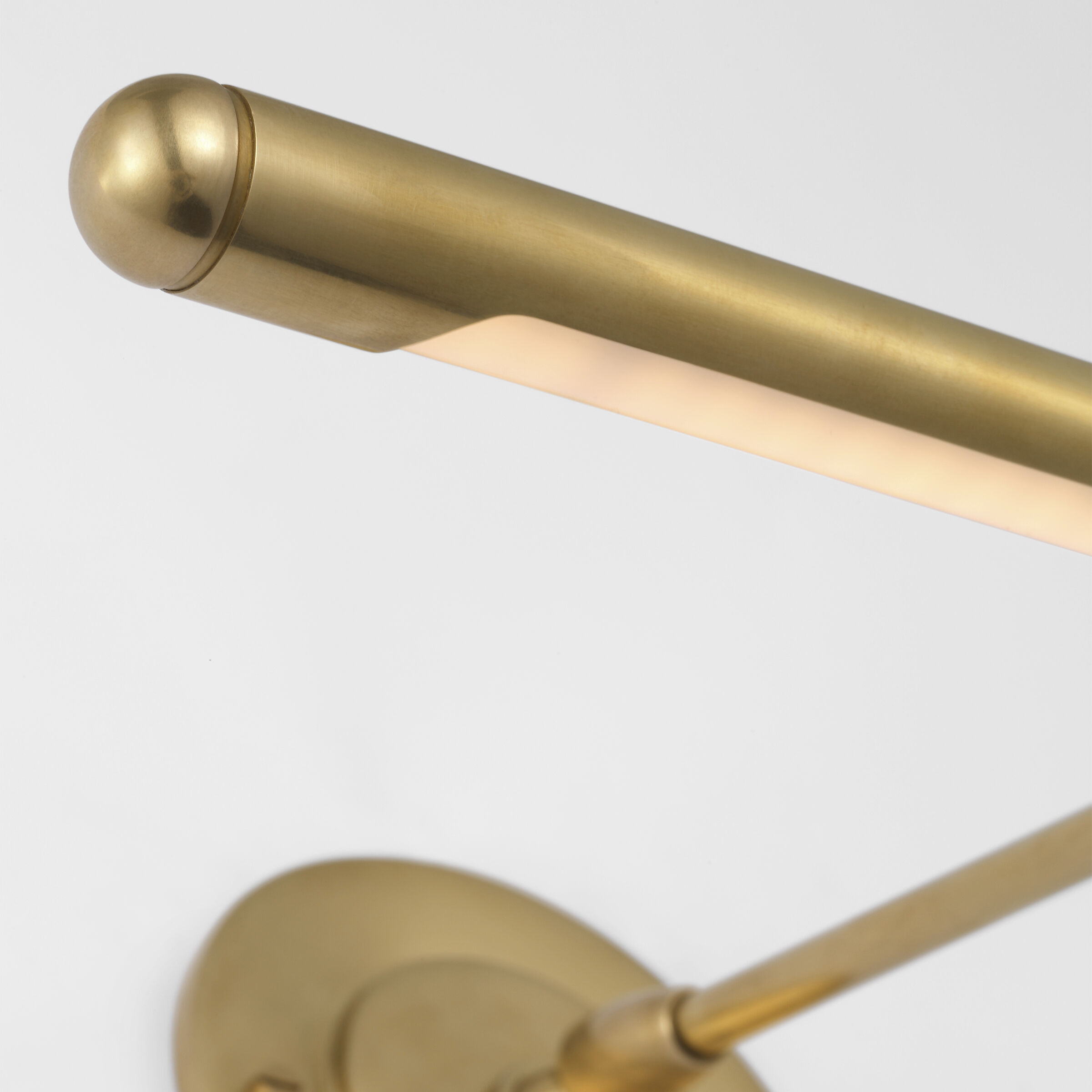 Amber Lewis Emery 12 watt 18 inch Hand-Rubbed Antique Brass Picture Light Wall Light