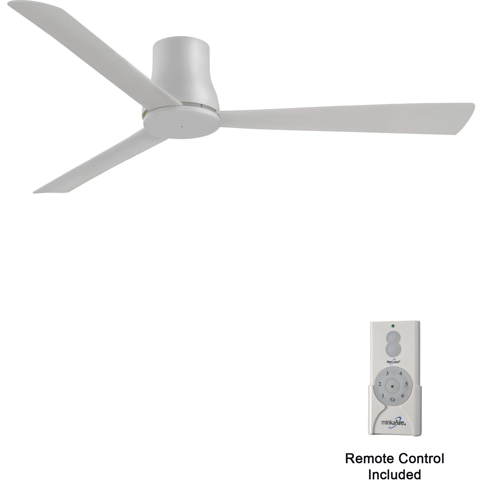 Simple Flush 60 inch Grey Outdoor Hugger Fan