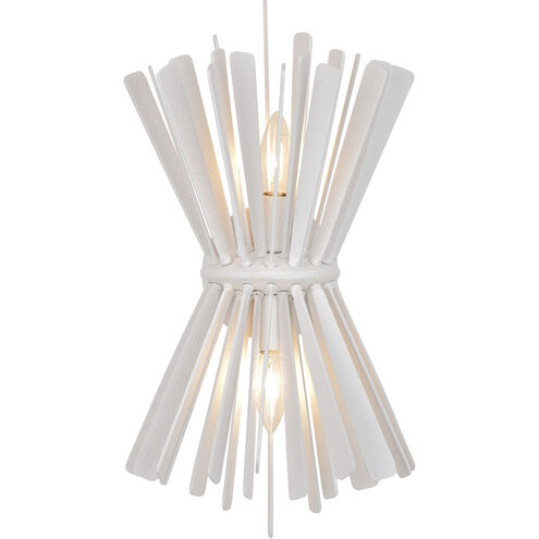 Confluence 2 Light 11.25 inch Piastra White Wall Sconce Wall Light