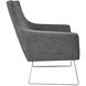 Kendrick Charcoal Grey Fabric Chair