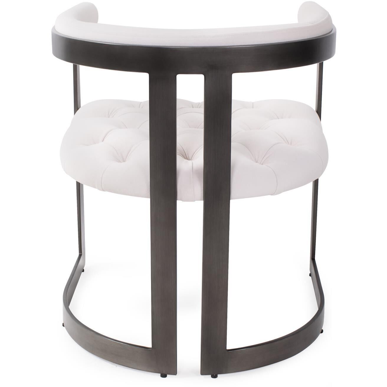 Bantry Cream and Gunmetal Armchair