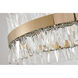 Canada LED 32 inch Gold LED Chandelier Ceiling Light