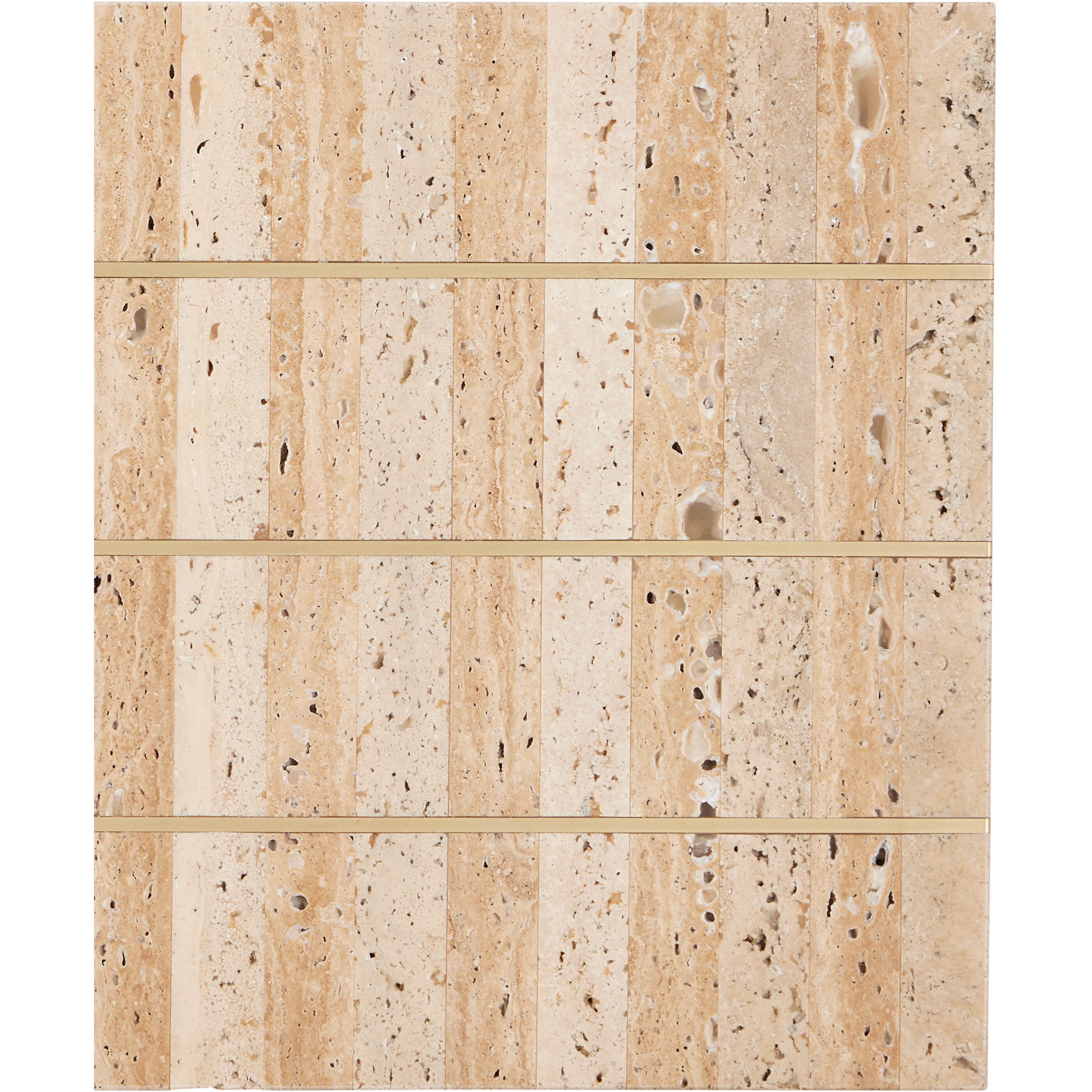 Dezi 48 inch Natural/Brass Console Table