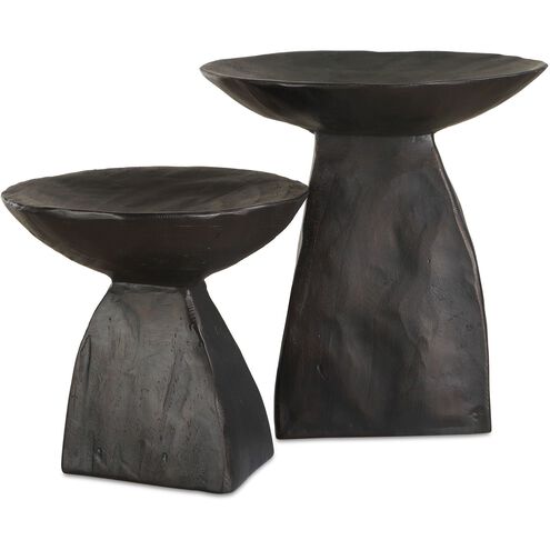 Shadow 11 X 10.5 inch Pedestal Bowls, Set of 2