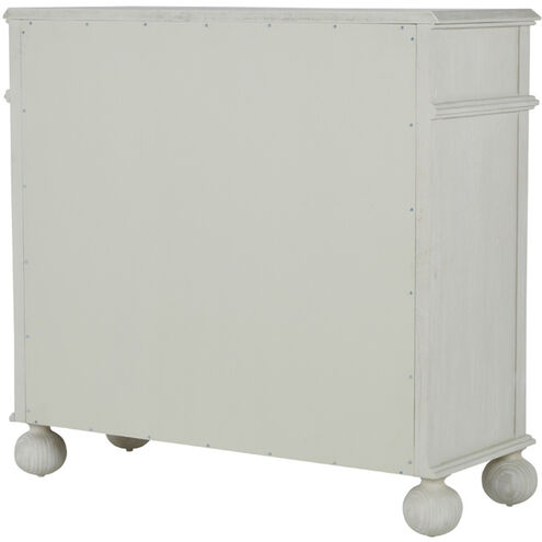 Ezekiel Cerused White / Antique Bronze Cabinet