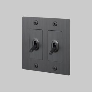2G Toggle 4.56 inch Dimmer and Switch