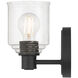 Vessair 1 Light 5 inch Matte Black Wall Sconce Wall Light