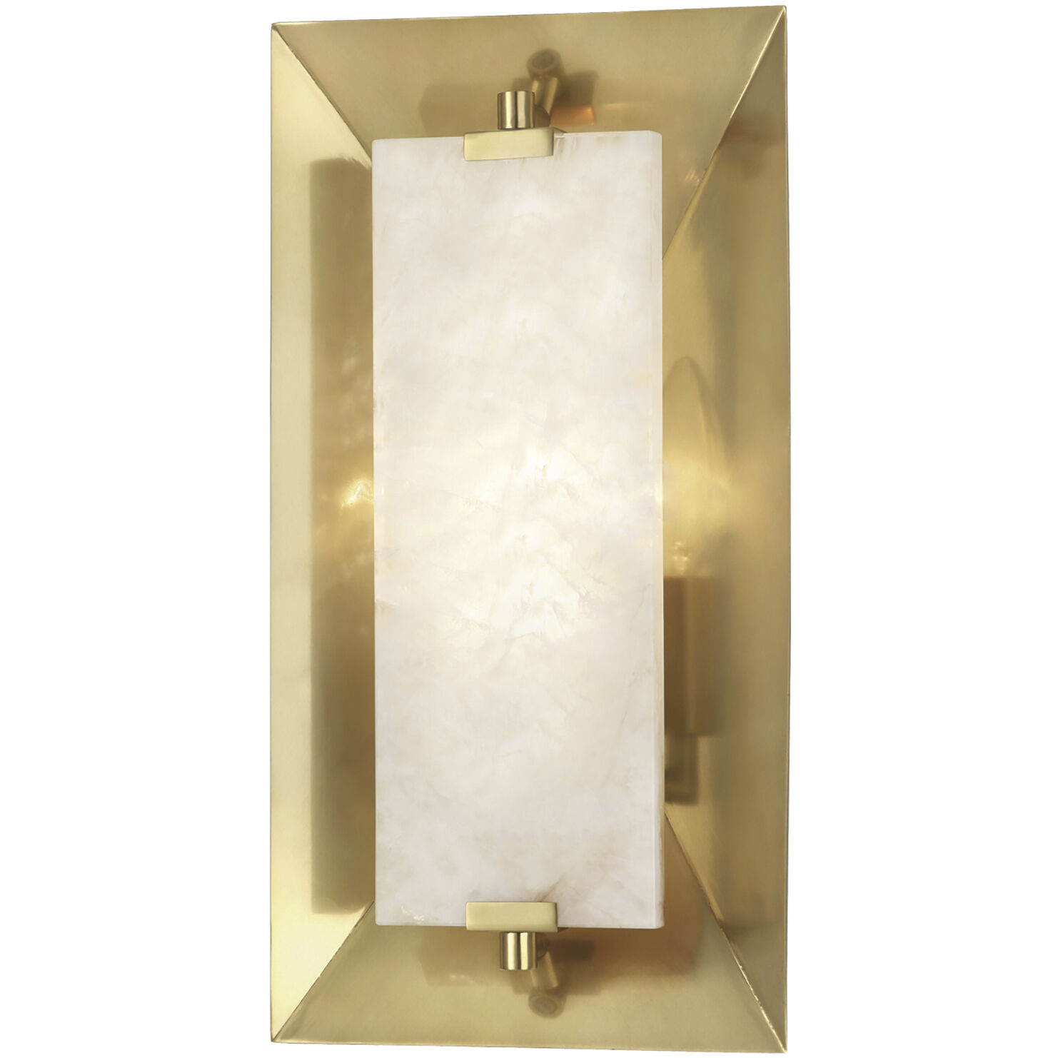 Gemma 1 Light 6.25 inch Modern Brass Wall Sconce Wall Light