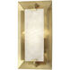 Gemma 1 Light 6.25 inch Modern Brass Wall Sconce Wall Light