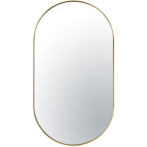 Capsule 40 X 22 inch Gold Wall Mirror