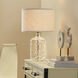 Napa 25 inch 150.00 watt Clear Table Lamp Portable Light