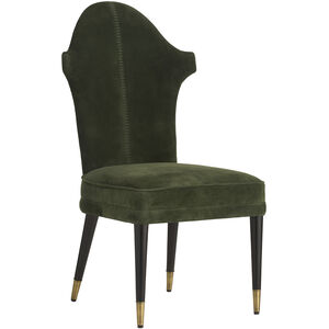 Lincoln Forest and Ebony with Antique Brass Dining Chair