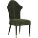 Lincoln Forest and Ebony with Antique Brass Dining Chair