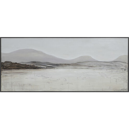 Campania White and Grey and Beige and Brown Canvas Art