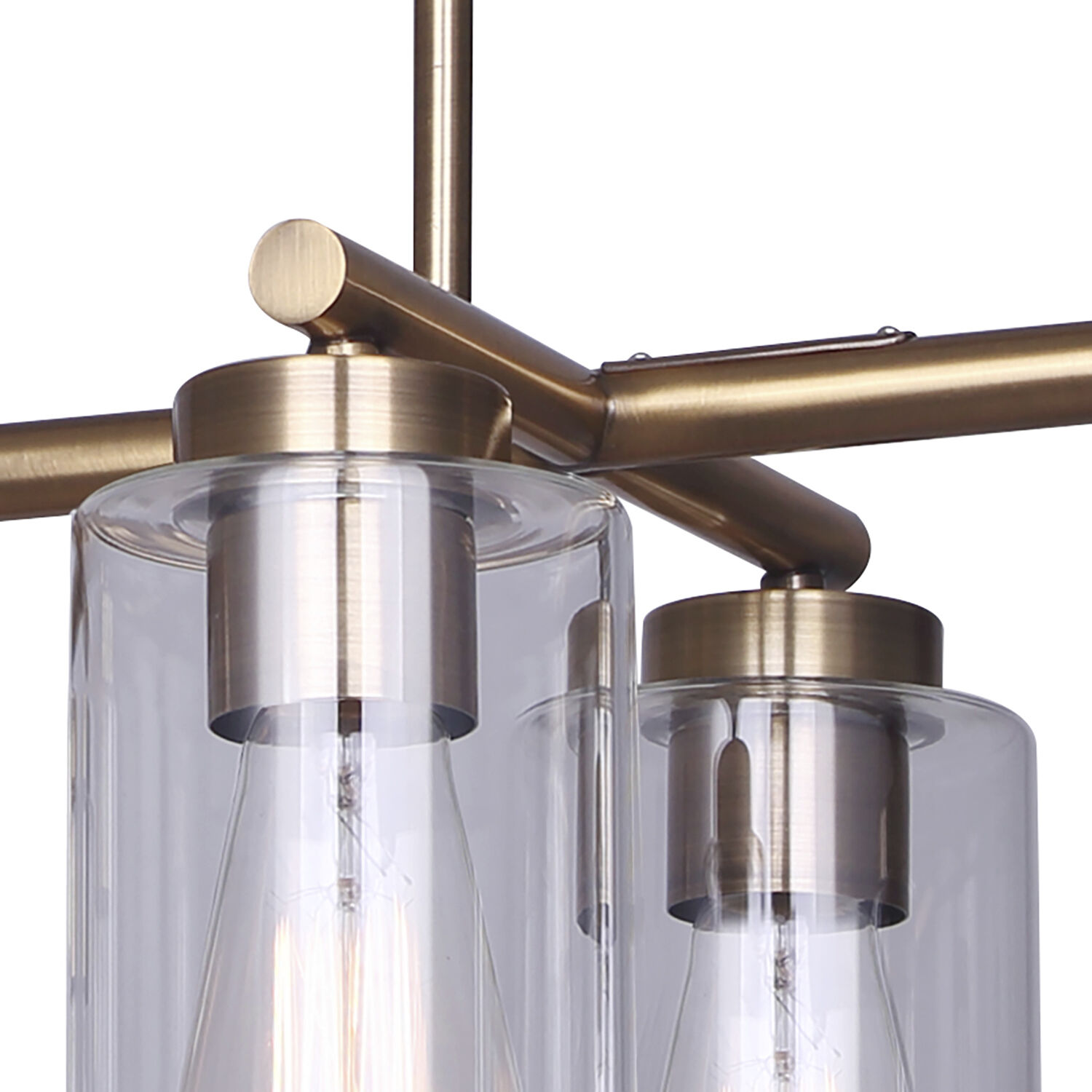 Jett 6 Light 34.5 inch Gold Chandelier Ceiling Light