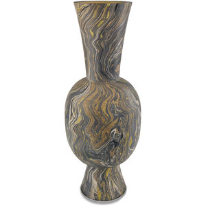 Brown Marbleized 22 inch Vase