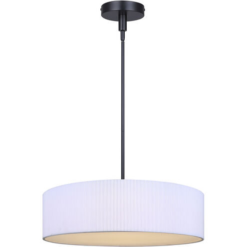 Carmynn LED 22.25 inch Black Chandelier Ceiling Light