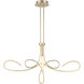 Astor LED 38 inch Soft Gold Chandelier Ceiling Light
