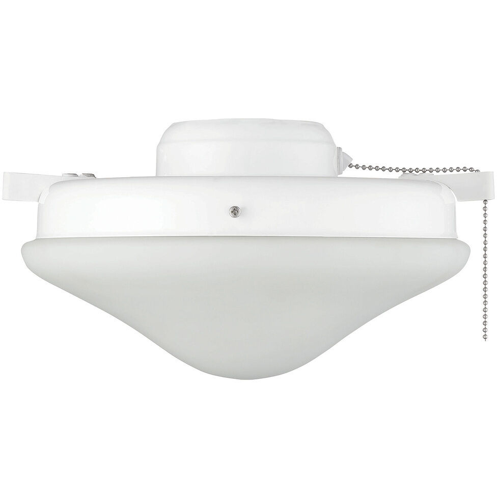 Traditional LED White Ceiling Fan Light Kit